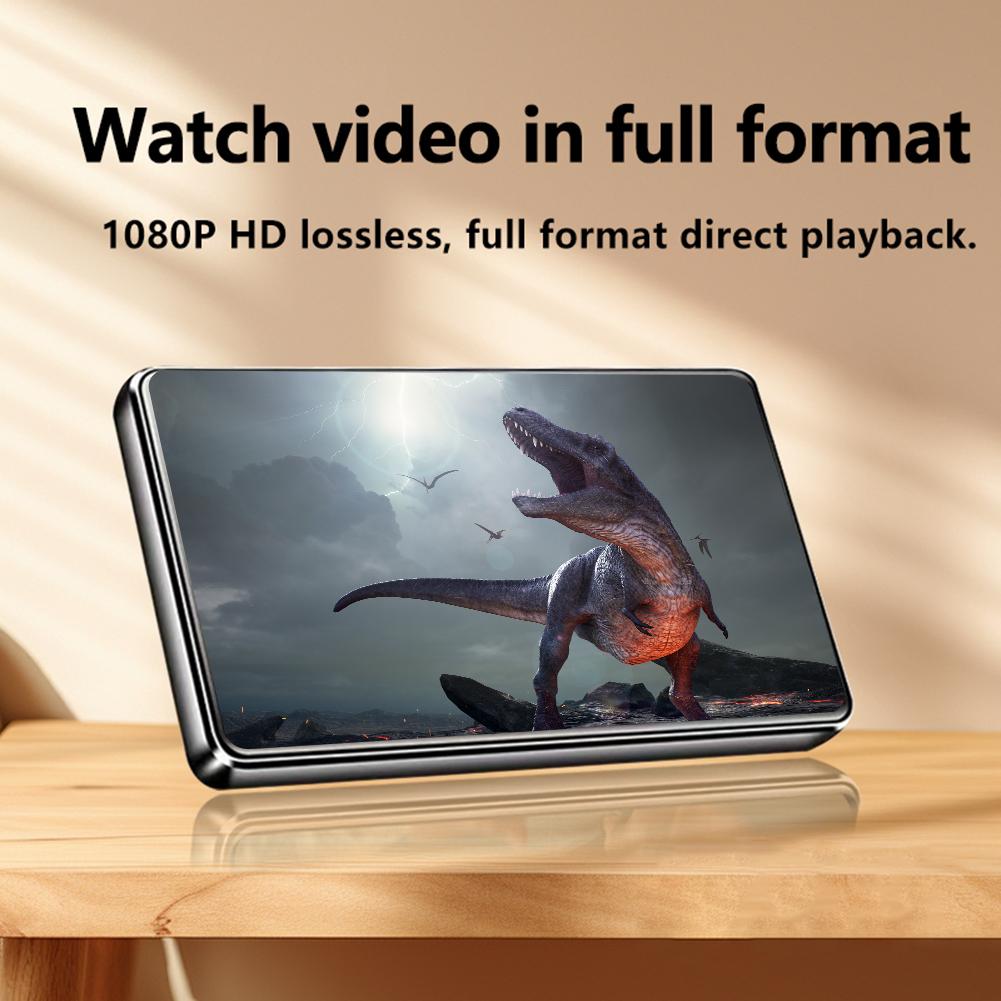 M13 32GB/64GB MP3 Player For Android 14.0 Rechargeable Bluetooth 5.0 Portable Music Walkman 4Inch Full Touch Screen Audio Player