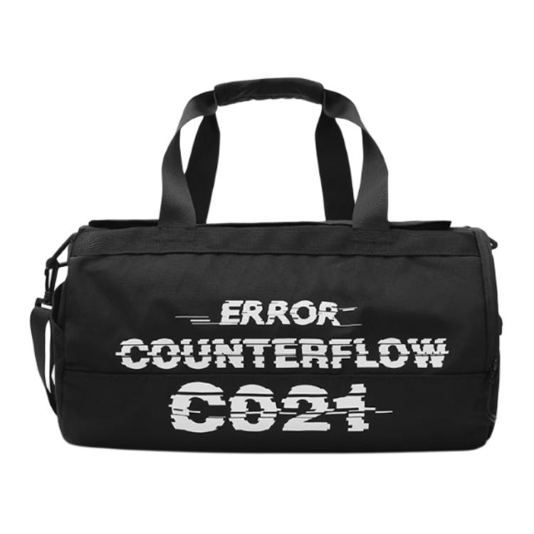 New LiNing Polyester Gym Bag Medium Size Unisex Black ABLS744