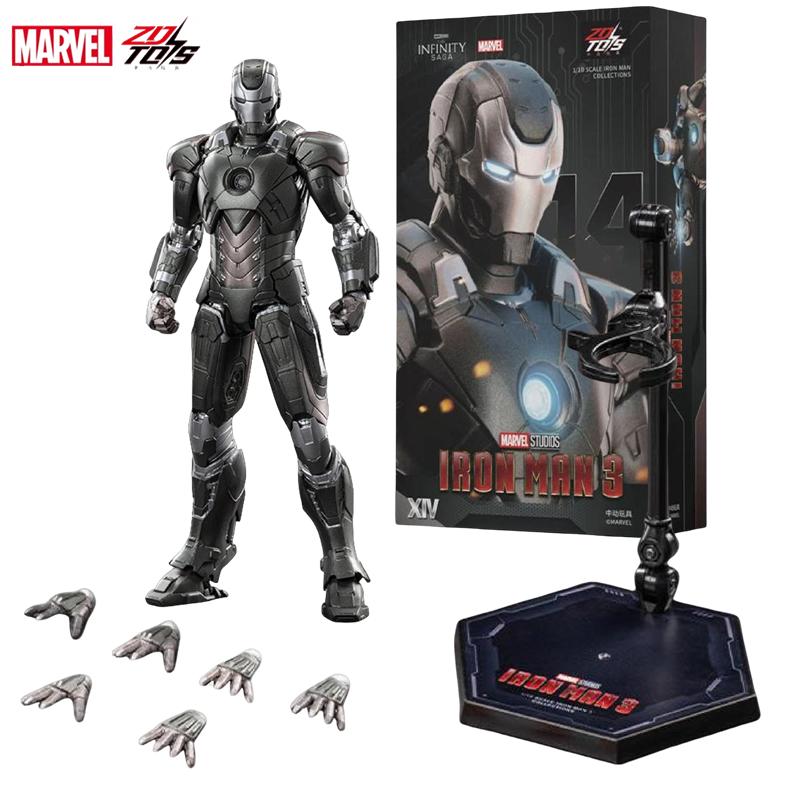 ZD Toys Залізна Людина Фігурка Марк 35 Червоний Снаппер Залізна Людина МК 24 МК 22 МК 47 Тоні Старк Фігурка Залізної Людини Екшн Колекційна Іграшка Подарунок