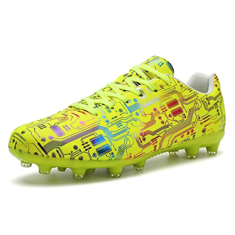 Men Soccer Shoes TF/FG Non-Slip Turf Grass Teenagers Football Boots 2024 New Original Pro Football Boots for Children