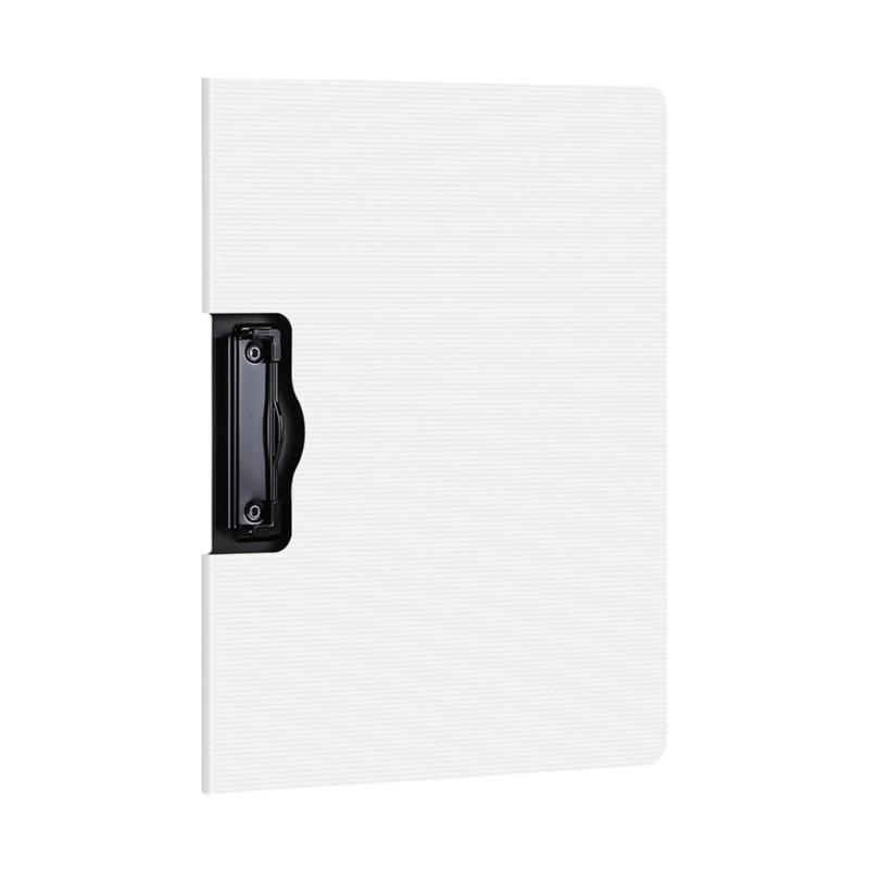 Standard Size Flipping Clipboard Folder With Horizontal Vertical Metal Clip File Organiser For School Office 12.8x9.65In