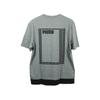 Puma Letter Print Round Neck Short Sleeve T-Shirt Men Tops Gray 852246-03