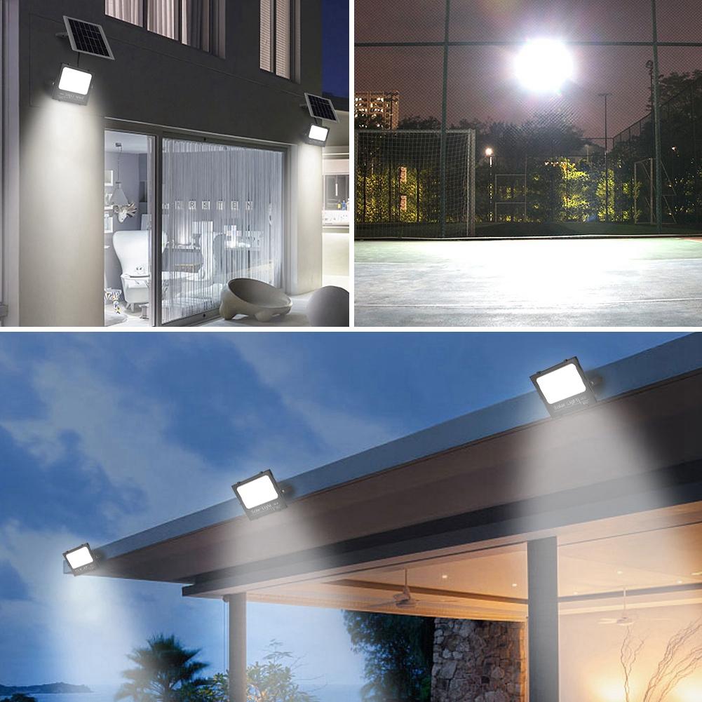 Outdoor Waterproof LED Solar Power Human Body Induction Lights Garden Wall Lamp Remote Control