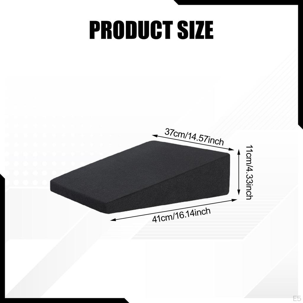 Auto Seat Wedge Leveling Cushion Angled Design Comfortable Trip Anti Slip Universal Support