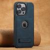 Luxury Faux Leather MagSafe Magnetic Wireless Charging Case Stand Phone Case for IPhone 17 Pro Max 16 Plus 15 14 13 12