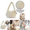 Stylish Cat Carrier With Single Shoulder And Crossbody Straps Perfect For Outdoor Adventures