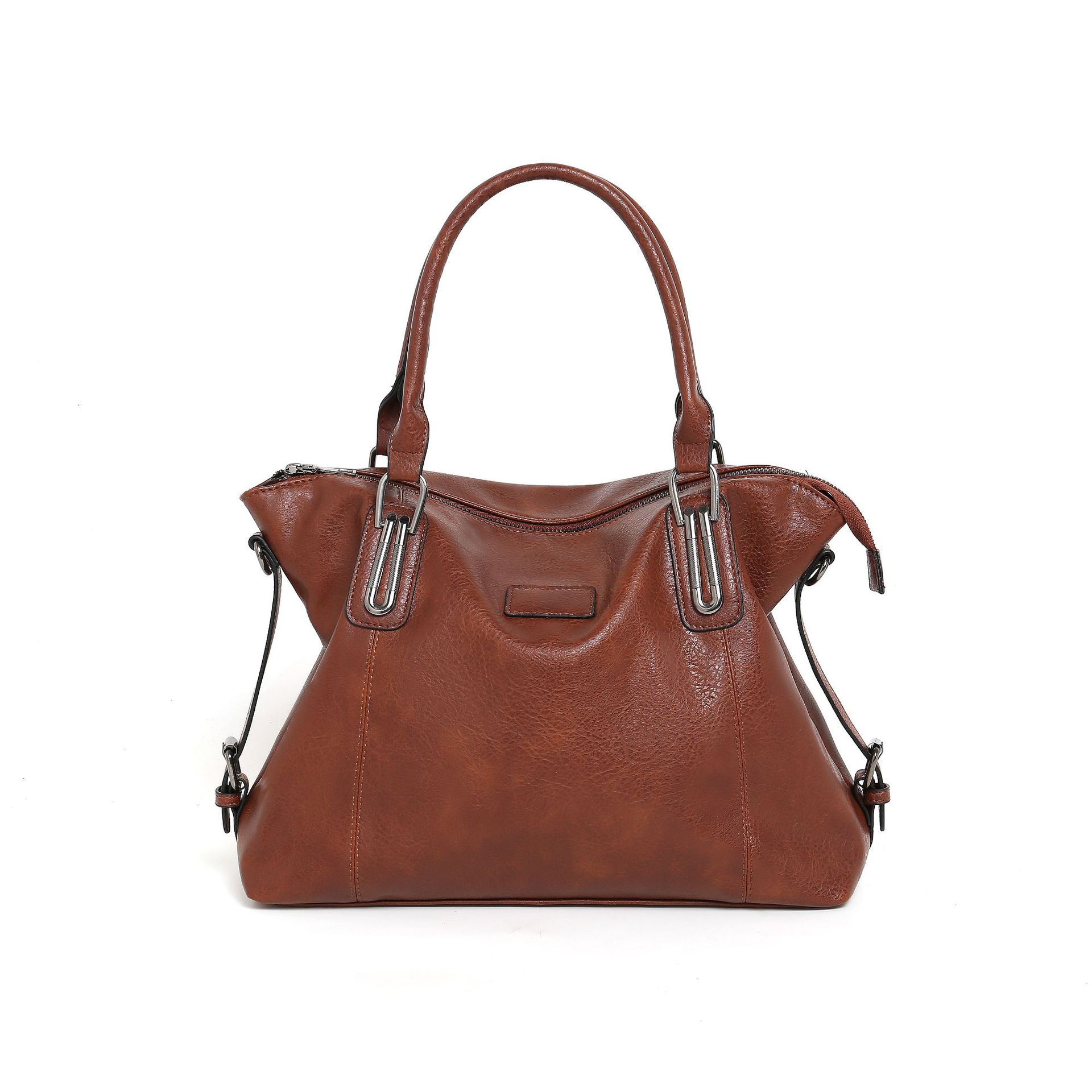 

Large capacity tote bag 2025 new trend fashion shoulder bag messenger bag commuter bag women s bag темно-коричневого кольору