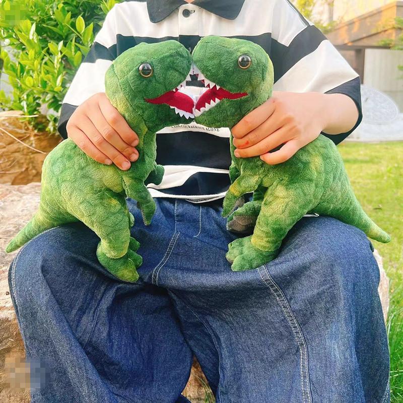 1pc 28CM Green Tyrannosaurus Rex Plush Toy Soft Stuffed Simulation Dinosaur Doll For Birthday Gifts