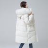 YAYA Women's Winter Faux Fur Hooded Down Jacket