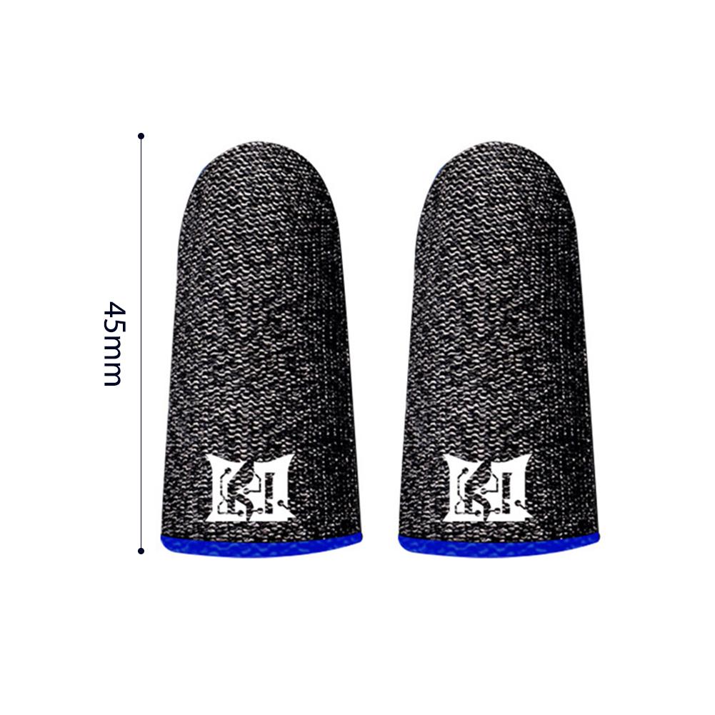1Pair Finger Glove Fingertips Cot Sweatproof Gaming Finger Sleeves Breathable Game Controller Finger Sleeve for PUBG Mobile Game