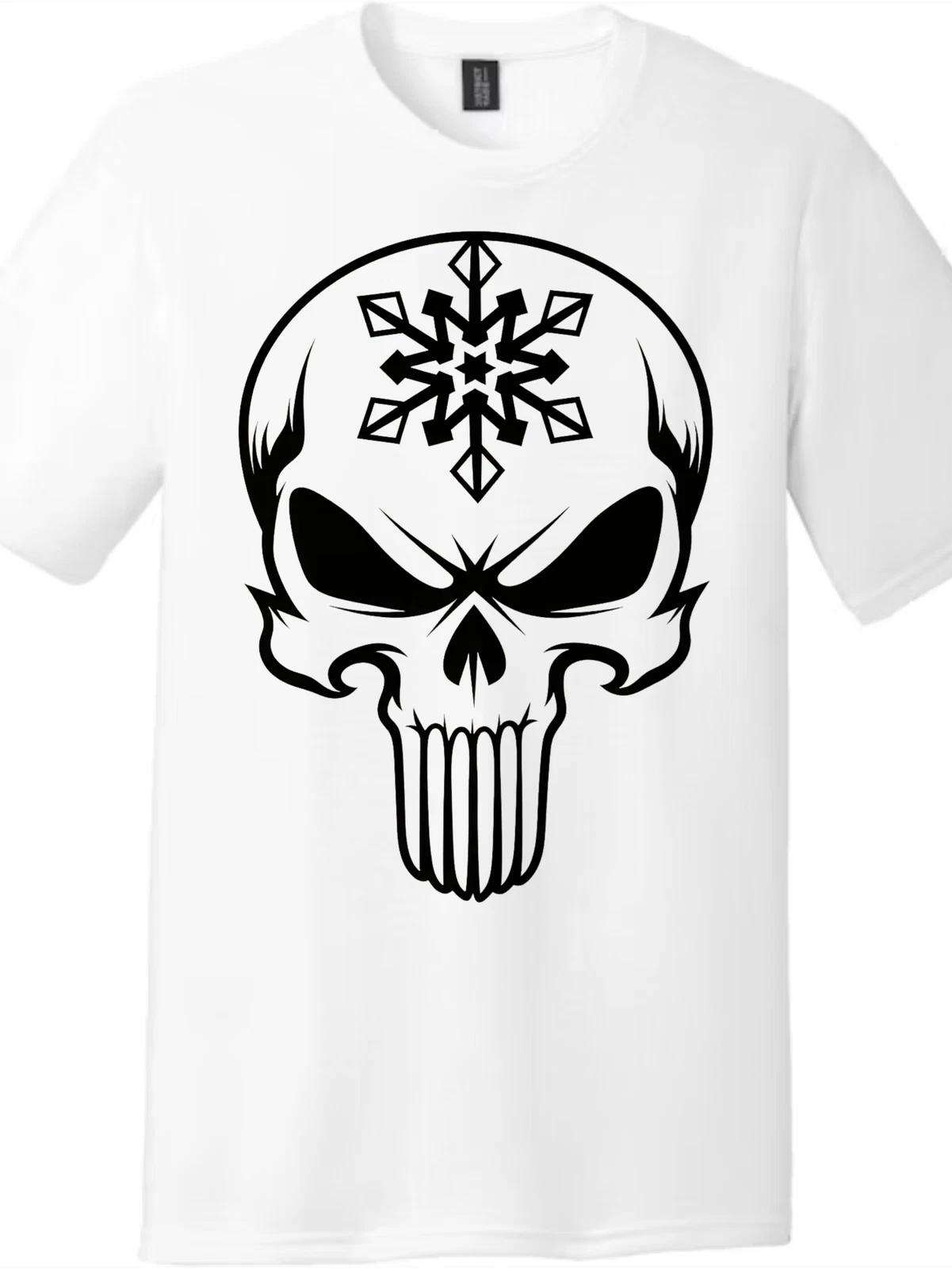 Frost Skull Graphic kids boys T-Shirt - Gift for Gothic & Tactical Culture Fans 130