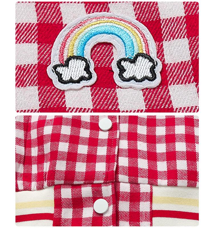 2025 Girls' Spring/Autumn Fashionable Baseball Jacket - Casual Outerwear for Baby Girls