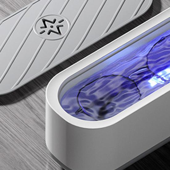 Ultrasonic Glasses Cleaning Machine Hands-Free Operation Deep Clean Watches Jewelry Makeup Brushes Glasses Washer