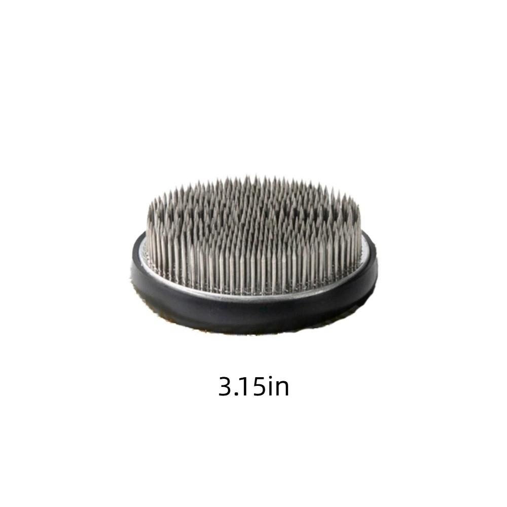 Stainless Steel Flower Arranging Device Metal Pin Holder Multi-Size Ikebana Flower Frog Stand Rust-Proof Flower Fixing Tools