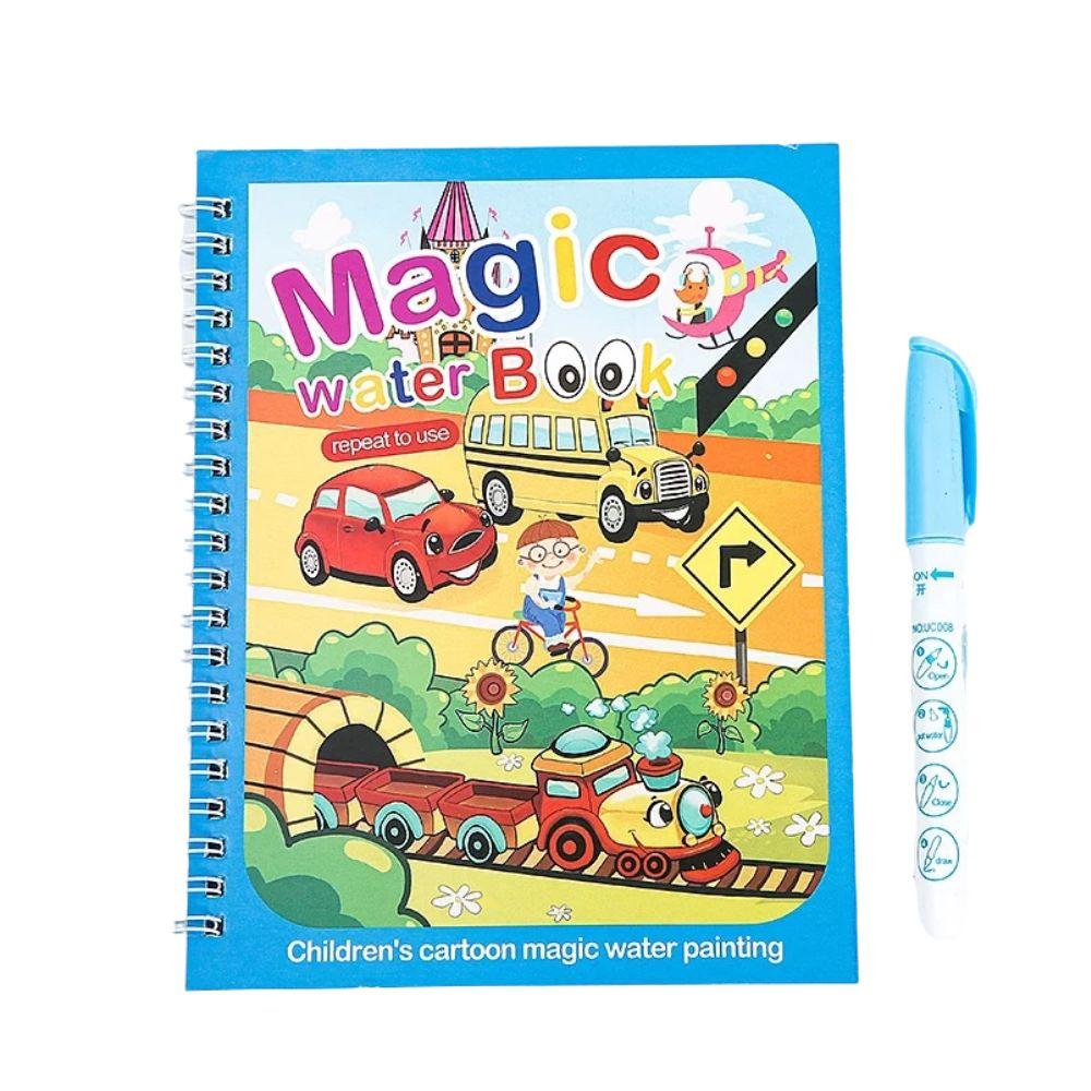 NEW 1pcs Magical Book Water Drawing Montessori Toys Reusable Coloring Book Magic Water Drawing Book Sensory Early Education Toys
