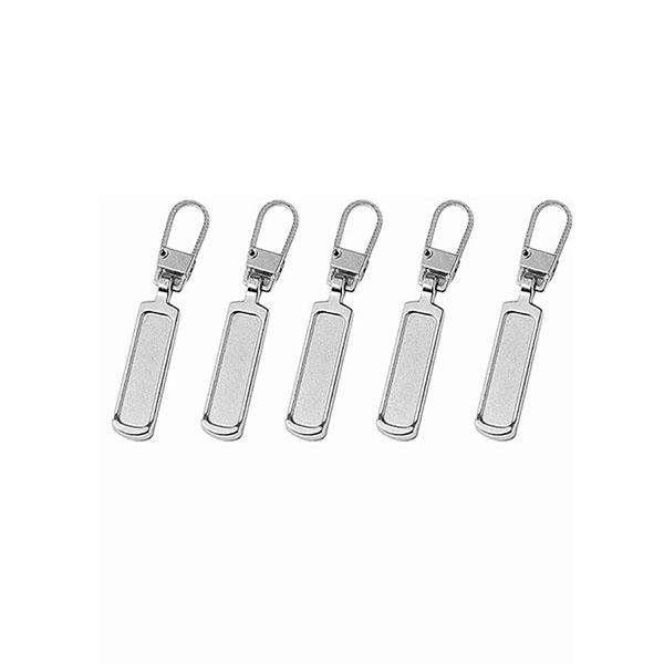 5 Pcs Zipper Slider Puller Universal Replacement Zipper Puller Instant Zipper Repair Kit for Broken Buckle DIY Craft Sewing Accessoriy