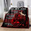 Boxing Gloves Customized Your Name Blanket Warm Comfortable Soft Blanket For Chair Office Sofa Bed Sofa Office Camping Suitable For Gifting Relatives