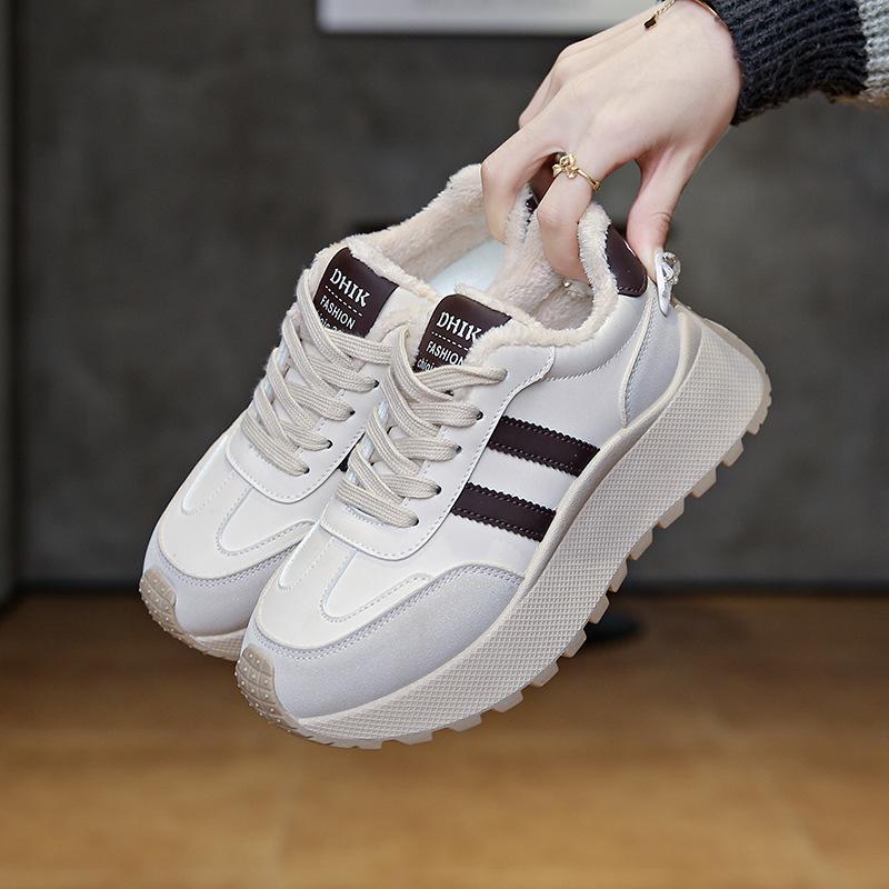 

ins Korean version of the new velvet Forrest Gump shoes women s 2025 winter student sports dad shoes platform casual shoes BN027 35