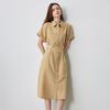 Women's Striped Workwear Shirt Dress