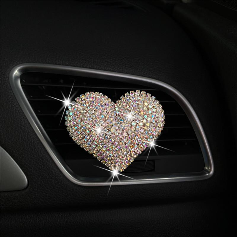 

Автомобильный освежитель воздуха с клипсой, диффузор для духов, форма сердца, декоративные автоаксессуары StyleC