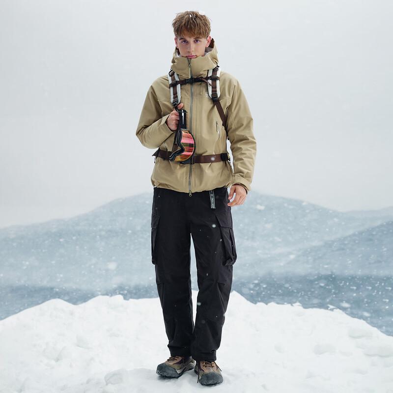 NVG·YOUNG Men's Duck Down Padded Cargo Pants