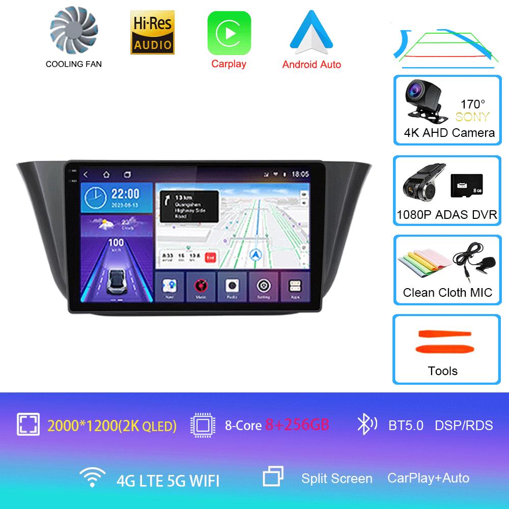 Android14 Für Iveco Daily 2014 2015 2016 2017 + Autoradio Player Stereo Multimedia WIFI BT GPS Navigation Player QLED Bildschirm