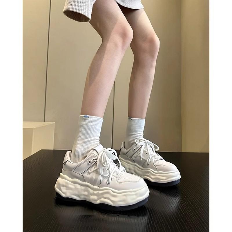Fashion Women's Shoes Casual Shoes Spring Summer Sneakers Woman-shoes Tennis Female Platform 2025Heels Roses Trainers Thick Sole Winter