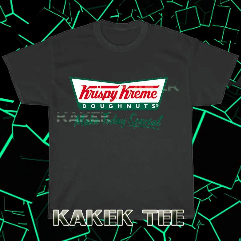 Krispy Kreme Doughnuts Restaurant Logo American T-Shirt Funny Size S to 5XL 4XL