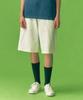 UCLA Unisex Bermuda Carpenter Denim Pants [O-White] (Ub4Dh81)