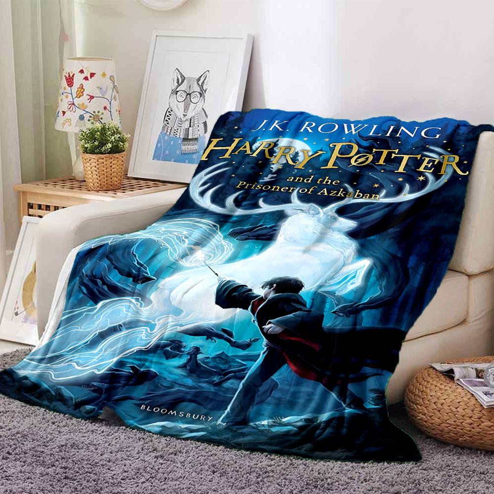 

1pc Harry Potter and the Prisoner of Azkaban Flannel Blanket Soft Warm Throw for Home, Office, Travel, All-Season Cozy Bedding GiftL1110 80cmx120cm(31inx47in)