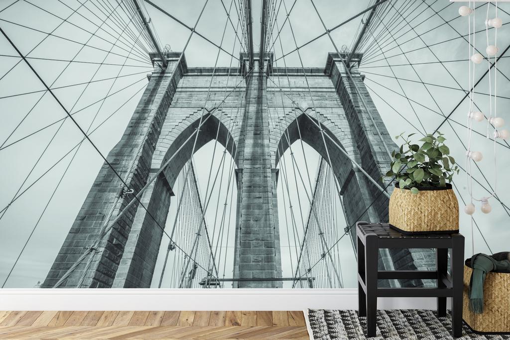 Photomural Brooklyn Bridge Washable Fleece 180x120