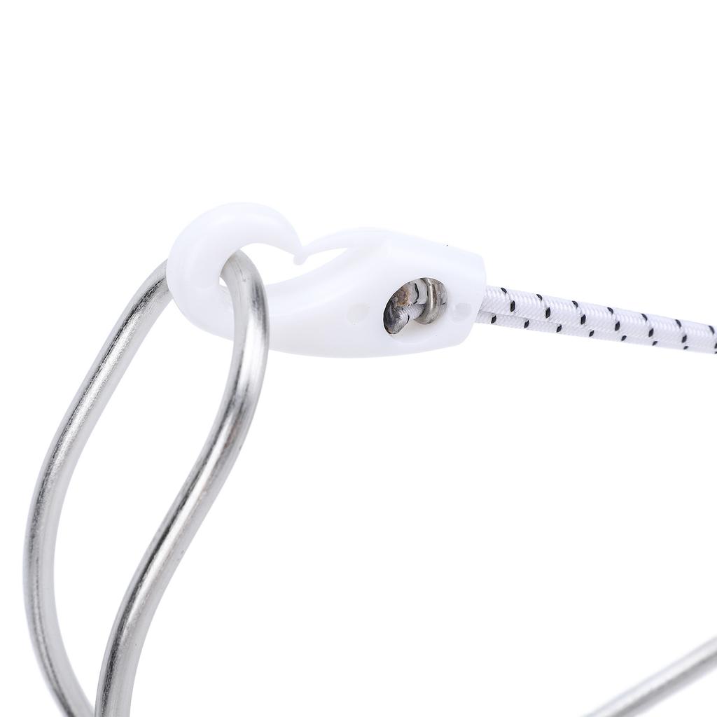 Life Buoy Ring Holder Stainless Steel Marine Horseshoe Bracket Polished Lifebuoy Ring Bracket for 22 To 25mm Rail