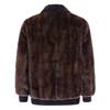 Men's High-End Mink Fur Coat - Winter Thickened Warm Lapel Jacket for Cold Protection