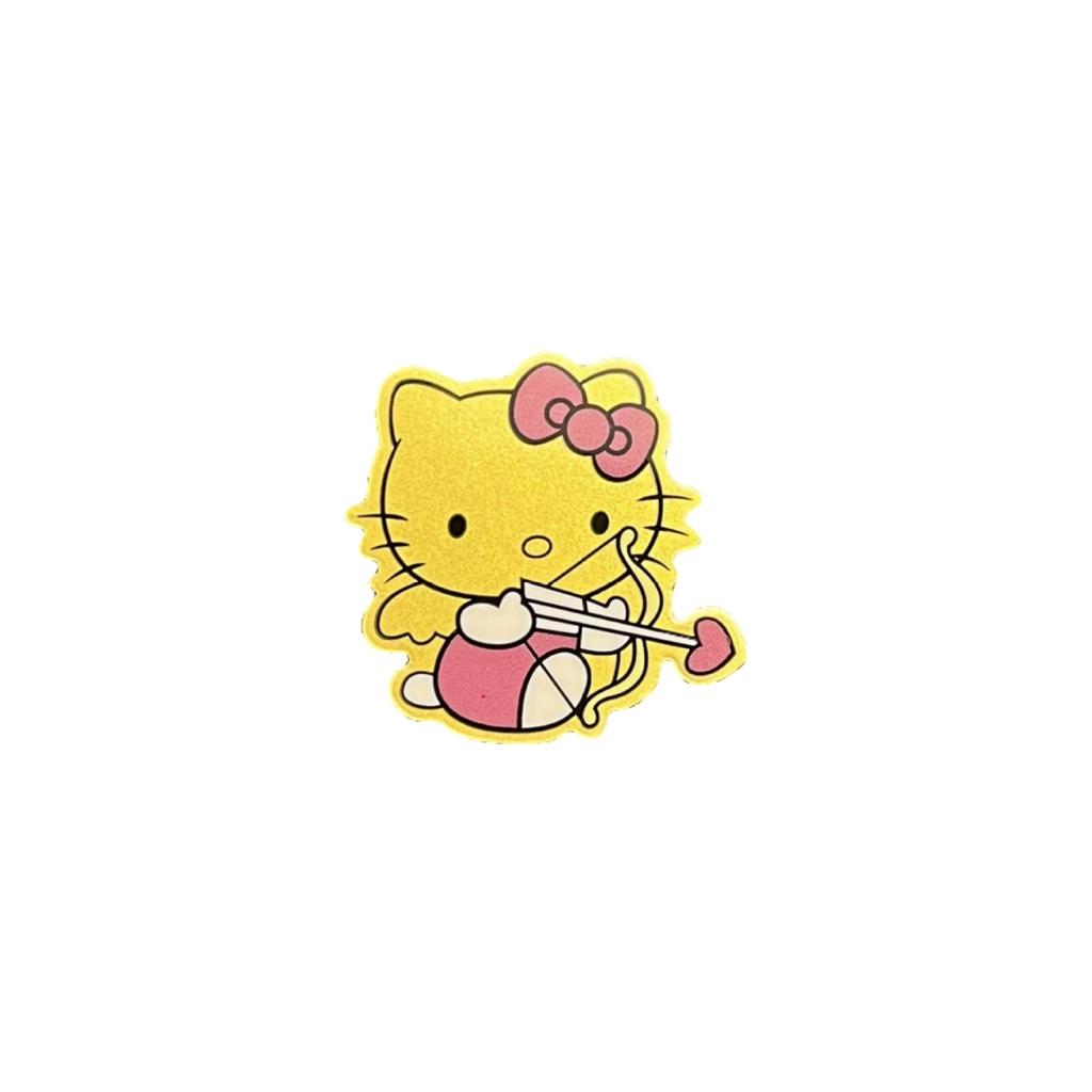 High-Value Cute Gold 999 Cat Foot Phone and Refrigerator Stickers - Perfect Small Gift for Friends
