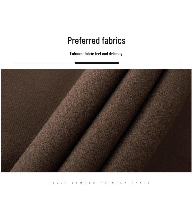 Dámské vlněné harémové kalhoty s vysokým pasem - Podzim Zima 2024, Silně podšité fleecem, Zeštíhlující, Kalhoty s rovnými nohavicemi.