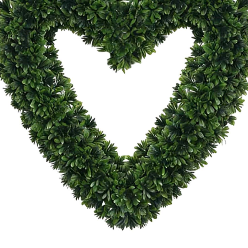 Simulatie Kunstmatige Groene Bladeren Krans Plastic Kunstmatige Groen Tuinborden voor Cadeaus Jubileum Bruiloft Diner Decoratie