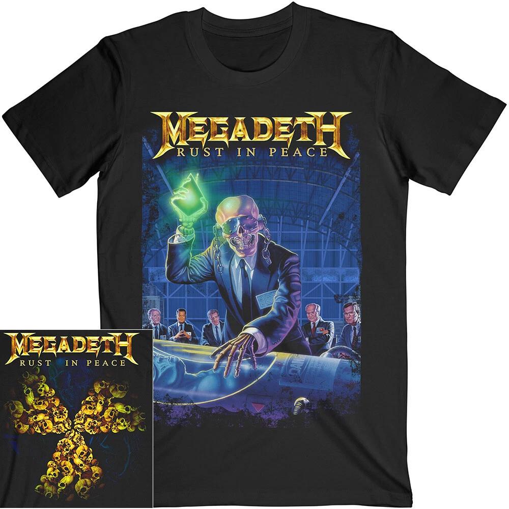 Megadeth Rust In Peace 30th Anniversary Shirt S-XXL Metal Official T-shirt 4XL