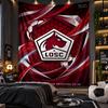 Wall Hanging Tapestry LOSC Lille FC Print Cloth for Living Room Bedroom Home Decor