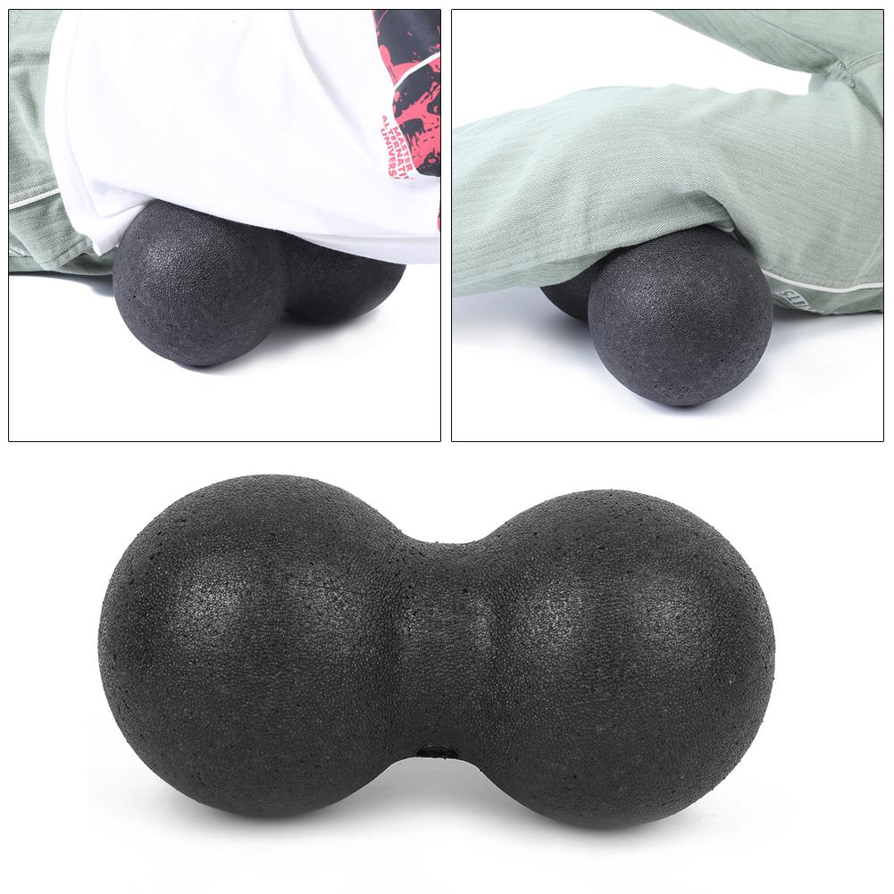 24x12cm Sports Massager Fitness Yoga Ball Massage Acupuncture Points Massaging Equipmentblack