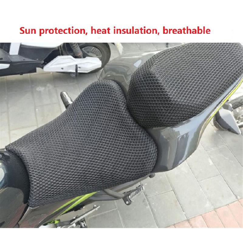 Motorcycle Seat Cushion AntiSlip For Kawasaki Z900 Breathable 3D Mesh Fabric