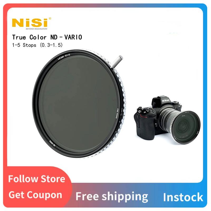 

NiSi True Color ND-Vario 1-5 Stops Variable ND Filter – Ultra-Thin Fader Neutral Density Lens Filter for DSLR/Mirrorless Camera 40.5mm