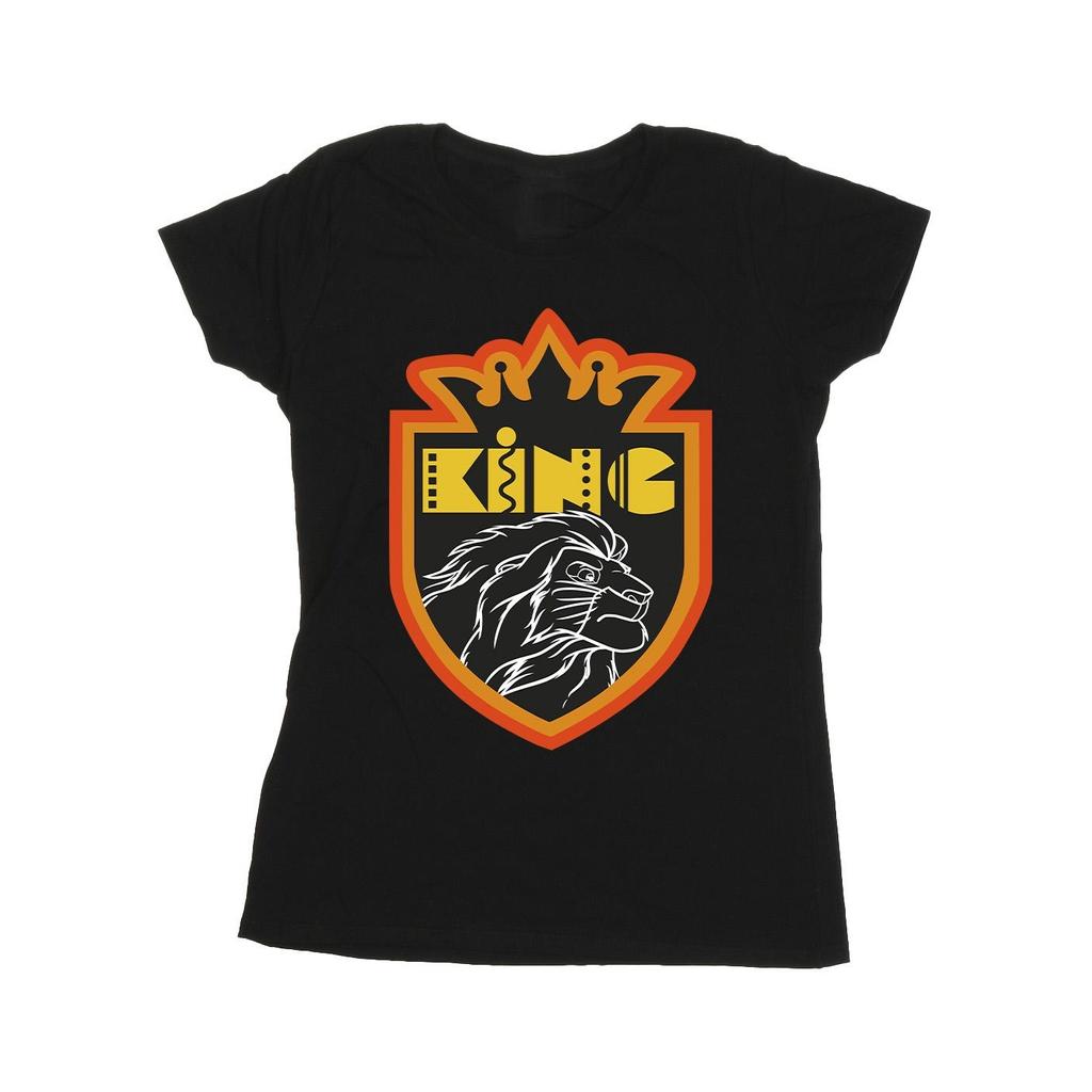 Disney Womens/Ladies The Lion King Crest Cotton T-Shirt