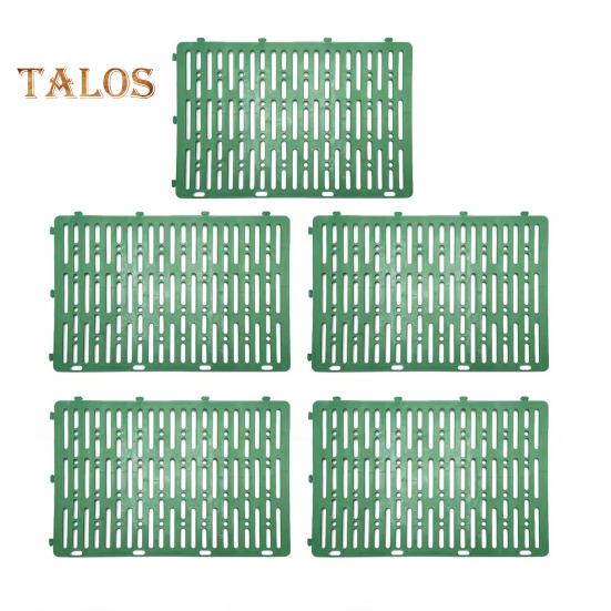 

5 шт. защитный чехол для дерева, гибкий, блокирующийся, пластиковый, защитный, полое, расширяемое, защитное покрытие для дерева, защищающее от животных зелёный