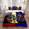 3Pcs Heroic Adventure Light Vs Darkness Bedding Set Soft Fabric Duvet Cover Pillowcases Home Christmas Xmas Halloween Gift 1 Duvet Cover 2 Pillowcase