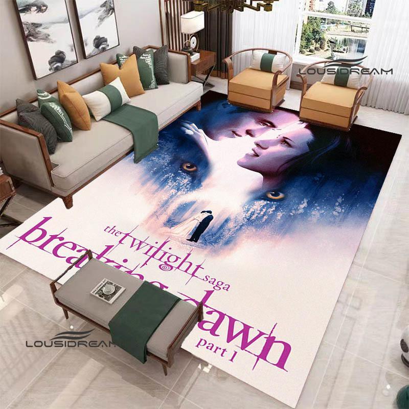The Twilight Saga printed carpet Living room bedroom non-slip carpets Yoga mat Outdoor carpet kawaii rug birthday gift