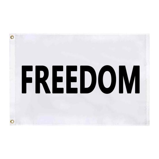 Freedom Flag Garden Charlie Banner with Grommets Outdoor Fade-Resistant Patriotic Flag for Deck Patio Porch Backyard Decoration