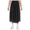 Girls 360 Degree Double Layer Dance Skirt High Waist Elastic Waistband Practice Skirt Stage Performance Skirt