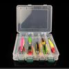 Portable Double Sided Plastic Lure Box 10 Compartments High Capacity Fishing Lures Boxes Fishing Tackle Container