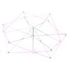 Yarn Swift Multi Functional 360 Degree Rotation Umbrella Swift Yarn Winder for Knitting
