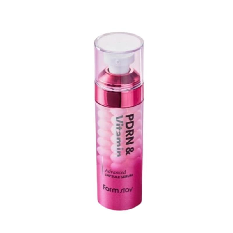 [Farmstay] PDRN & Vitamin Advanced Capsule Serum (55ml) | Brightening & Firming Face Essence, K-Beauty 55ml x 1EA
